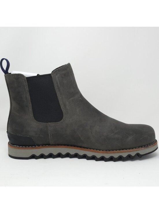 Territory Yellowstone Grey Waterproof Leather Chelsea Boots 11.5W